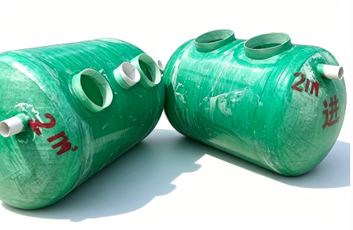 FRP filament-wound septic tank